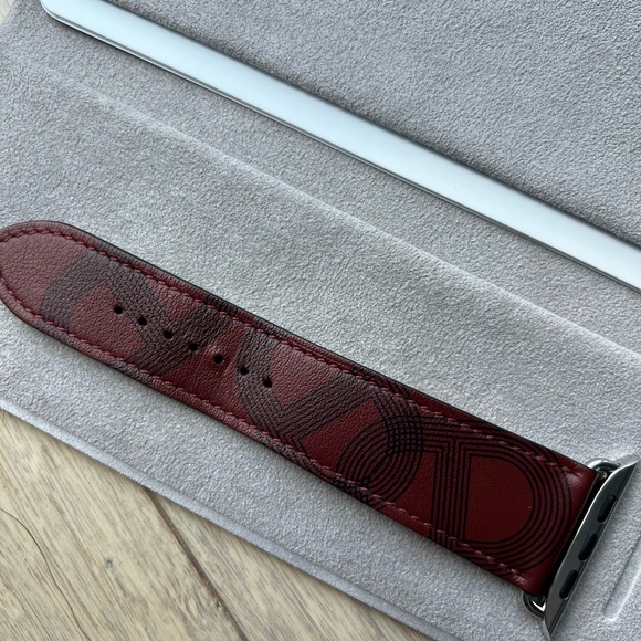 Hermès 45mm Rouge H/ Nior Single Tour - Picture 3 of 5